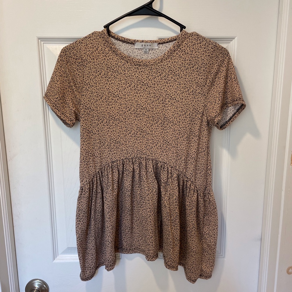 TJMaxx cheetah print top
